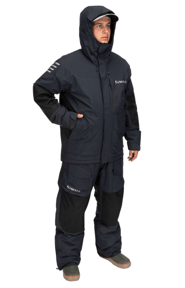 Simms Challenger Insulated Fishing Jacket Black Model Simms Challenger Insulated Fishing Jacket Black Model